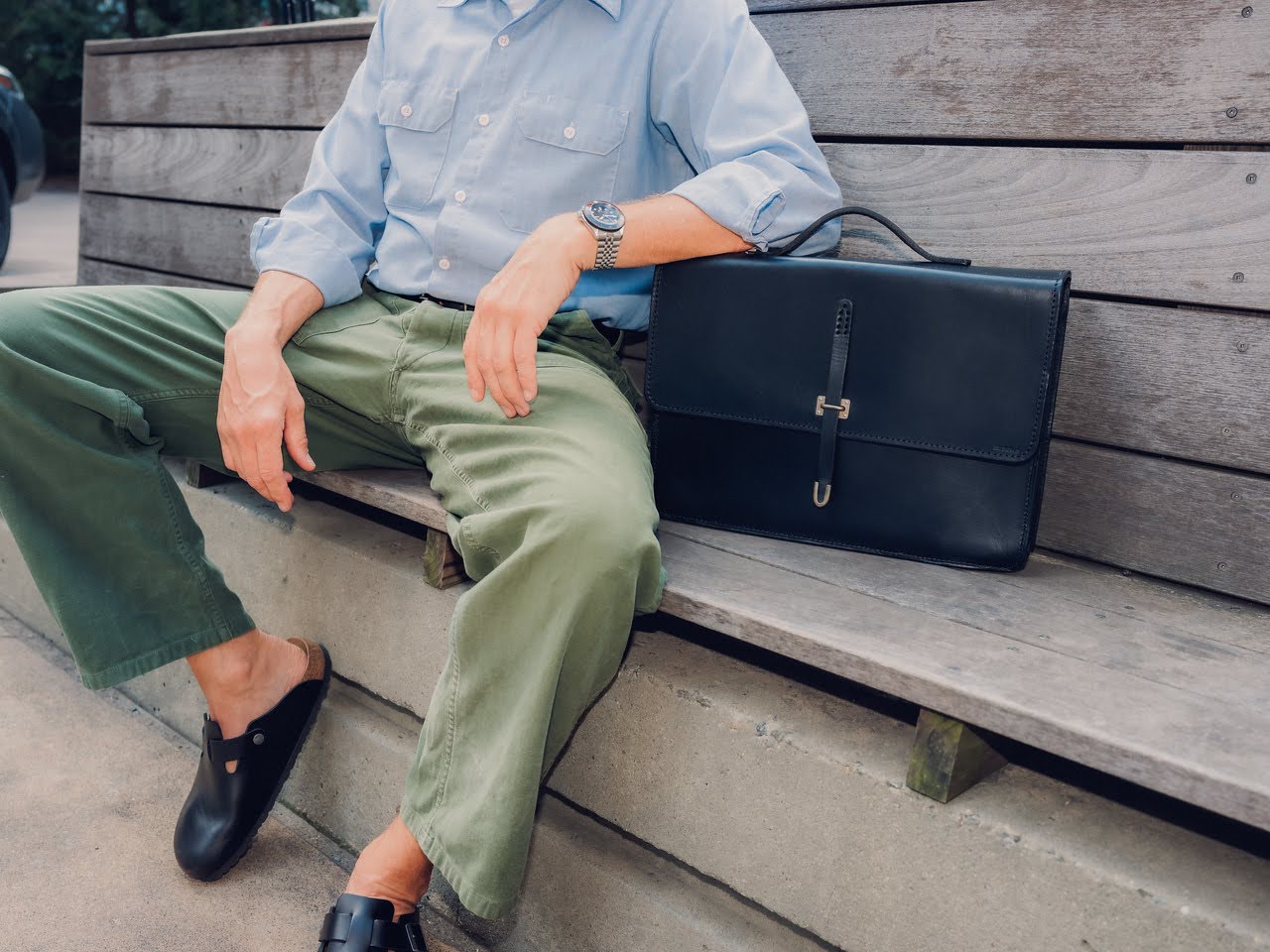 No. 486 15" Schoolboy Satchel